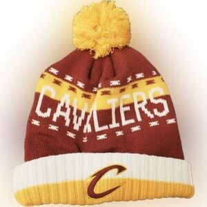 Adidas Cavaliers beanie pompon hat